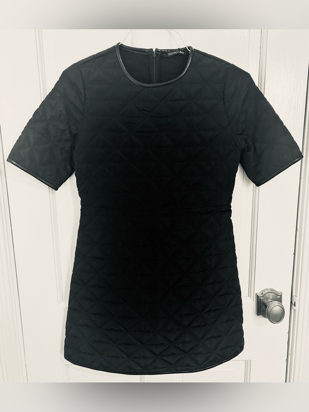 DOLCE CABO Quilted  Dress In Black, NWT, Size XS